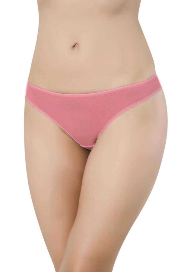 15 adet Süper Eko Set Likralı Kadın Slip Külot Ten Gri Fuşya - Image 2