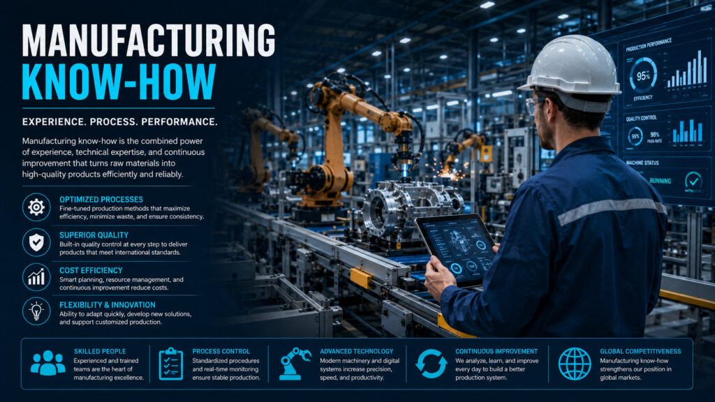 Manufacturing Know-How: The Foundation of Efficient and Reliable Production