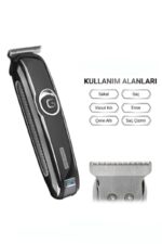 G Power Şarjlı Traş Makinesi Sakal Ense Vucüt Kılı Tıraş Makinası - Image 5