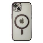 Apple İphone 14 Plus Kılıf Magneticsafe Lazer Silikon - Siyah - Image 2