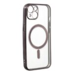 Apple İphone 14 Plus Kılıf Magneticsafe Lazer Silikon - Siyah - Image 4