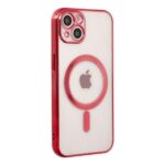 Apple İphone 14 Plus Kılıf Magneticsafe Lazer Silikon - Kırmızı