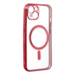 Apple İphone 14 Plus Kılıf Magneticsafe Lazer Silikon - Kırmızı - Image 4