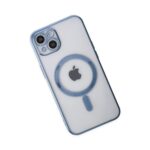 Apple İphone 14 Plus Kılıf Magneticsafe Lazer Silikon - Sierra Blue - Image 3