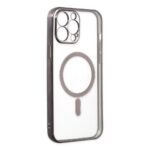 Apple İphone 14 Pro Kılıf Magneticsafe Lazer Silikon - Siyah - Image 4