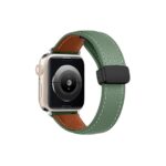 Apple Watch 42mm Kr414 Daks Deri Kordon (saat Değildir) - Koyu Yeşil