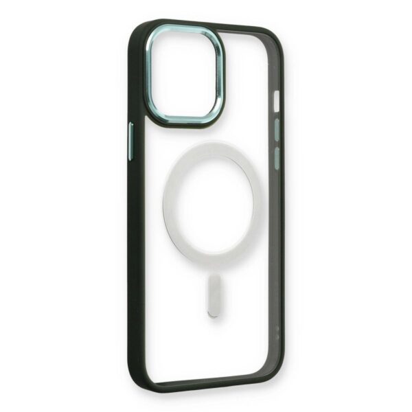 Apple İphone 14 Pro Max Kılıf Room Magneticsafe Silikon - Köknar Yeşili - Image 4