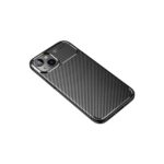 Apple İphone 14 Plus Kılıf Auto Focus Karbon Kapak - Siyah - Image 2