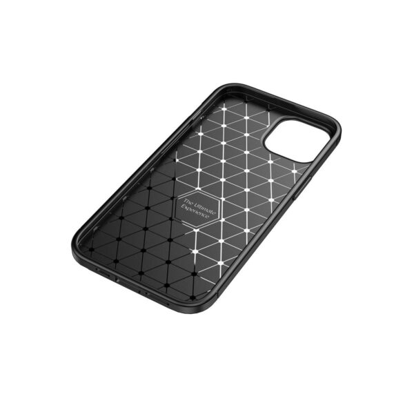 Apple İphone 14 Plus Kılıf Auto Focus Karbon Kapak - Siyah - Image 3