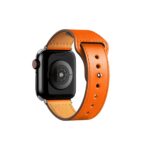 Apple Watch 42mm Kr415 Luaz Deri Kordon (saat Değildir) - Turuncu