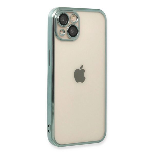 Apple İphone 14 Kılıf Razer Lensli Silikon - Yeşil - Image 3