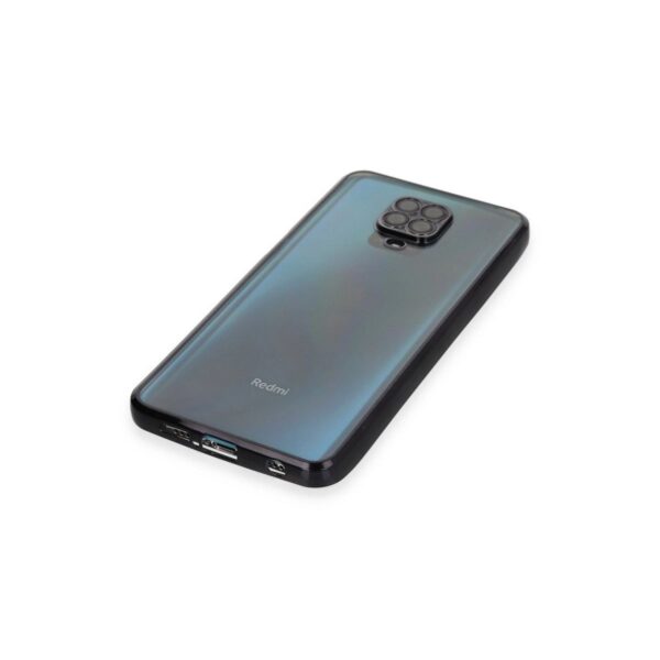 Xiaomi Redmi Note 9 Pro Kılıf Razer Lensli Silikon - Siyah - Image 4