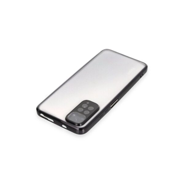 Xiaomi Redmi Note 11 Kılıf Razer Lensli Silikon - Siyah - Image 3