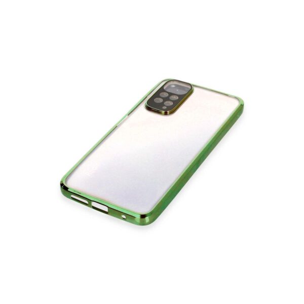 Xiaomi Redmi Note 11 Kılıf Razer Lensli Silikon - Yeşil - Image 4