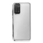 Xiaomi Redmi Note 11 Kılıf Razer Lensli Silikon - Gümüş - Image 2