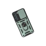 Samsung Galaxy S24 Kılıf Pars Lens Yüzüklü Silikon - Yeşil - Image 3