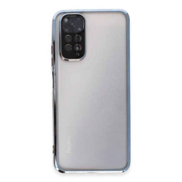 Xiaomi Redmi Note 11 Kılıf Razer Lensli Silikon - Açık Mavi - Image 2
