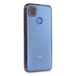 Xiaomi Redmi 9c Kılıf Razer Lensli Silikon - Mor