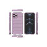 Apple İphone 12 Pro Kılıf Optimum Silikon - Mor - Image 3