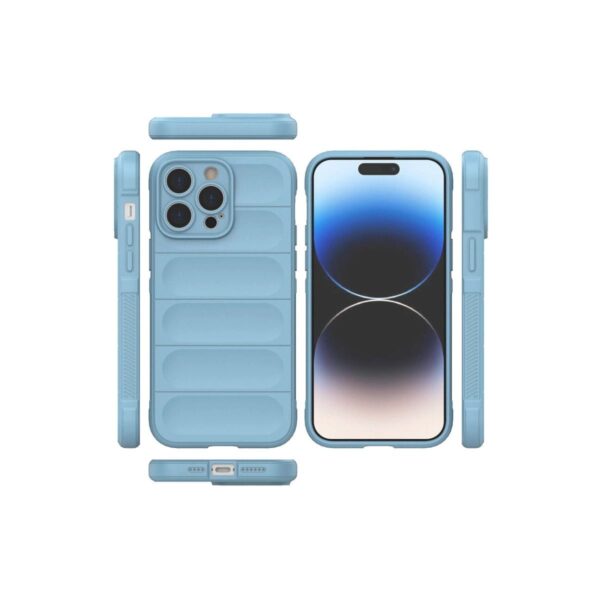 Apple İphone 14 Pro Kılıf Optimum Silikon - Sky Blue - Image 2