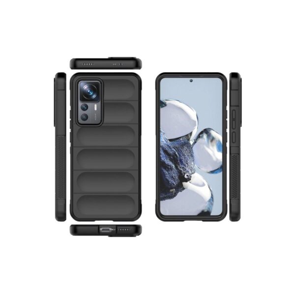 Xiaomi Mi 12t Pro Kılıf Optimum Silikon - Siyah - Image 3