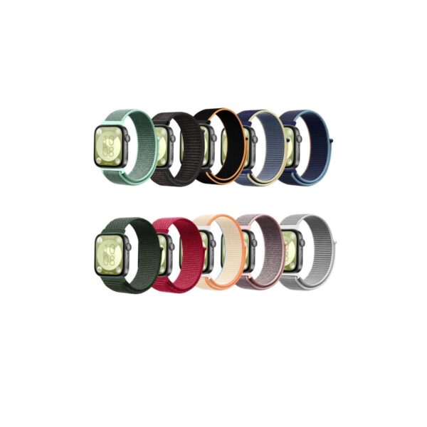 Huawei Fit 4 Hasırlı Cırtcırtlı Kordon (saat Değildir) - Turkuaz - Image 3
