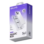 Apple İphone 14 Pro Max Bilvis 5in1 3d Magic Cam Ekran Koruyucu - Siyah