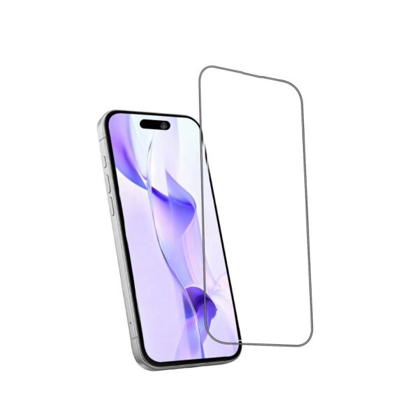 Apple İphone 15 Pro Max Bilvis 5in1 3d Magic Cam Ekran Koruyucu - Siyah - Image 3