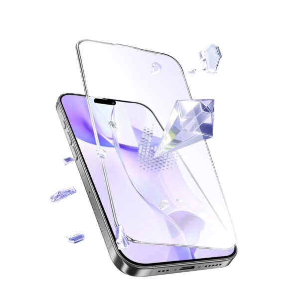 Apple İphone 15 Pro Max Bilvis 5in1 3d Magic Cam Ekran Koruyucu - Siyah - Image 5
