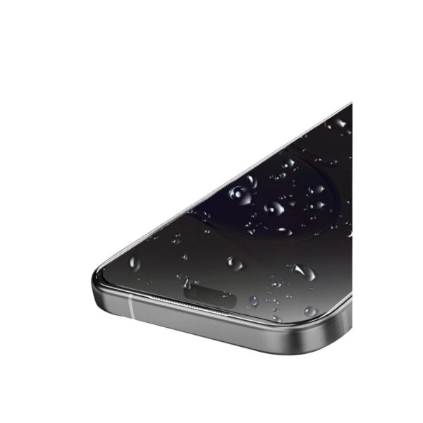 Apple İphone 16 Pro Max Bilvis 5in1 5d Magic Hayalet Cam Ekran Koruyucu - Siyah - Image 7