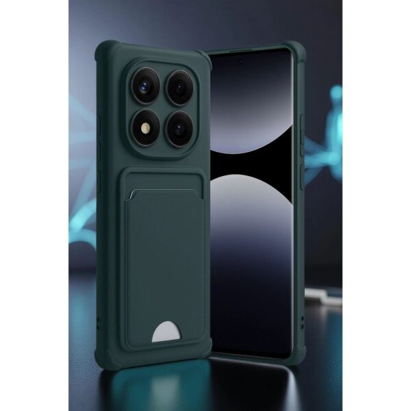 Xiaomi Redmi Note 14 Pro Plus Kelvin Kartvizitli Silikon - Lacivert - Image 2