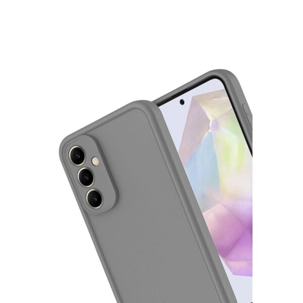 Samsung Galaxy A16 5g Kılıf Viera Silikon - Gri - Image 2
