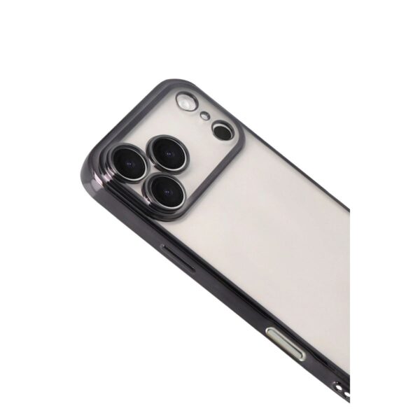 Apple İphone 17 Pro Razer Lensli Silikon - Siyah - Image 3