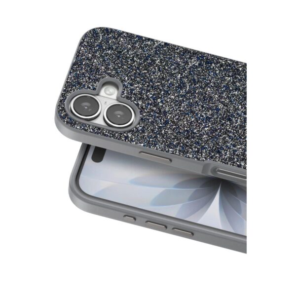 Onegif Apple İphone 17 Bright Simli Kapak - Gümüş - Image 2