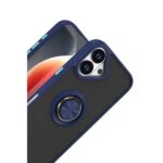 Apple İphone 17 Montreal Yüzüklü Silikon Kapak - Lacivert - Image 2