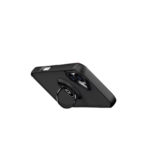 Apple İphone 17 Montreal Yüzüklü Silikon Kapak - Siyah - Image 3