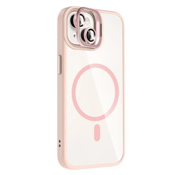 Joko Apple İphone 14 Remim Lensli Magsafe Standlı Kapak - Pembe - Image 2