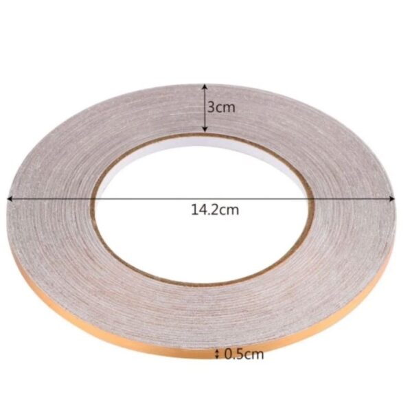 0.5 Cm 50 Metre Gold Fayans Arası Şerit Bant - Image 3