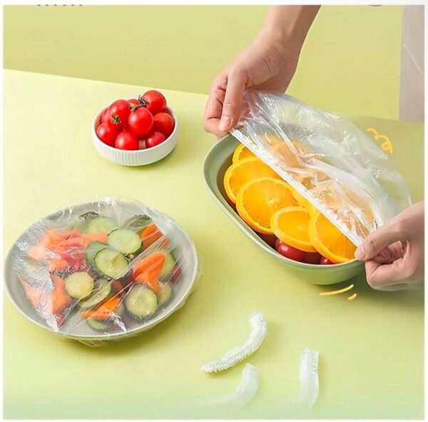 Lastikli Tencere Ve Tabak Bonesi 100 Adet (20cm) - Image 3