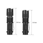 Km-87 Polis Tipi Zoomlu Şarjlı Metal Dağ Kamp Cep Feneri Cree Led 2300 Lumens - Image 2