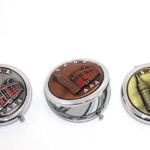 Metal İstanbul Temalı Yöresel Kabartmalı El Aynası 2alk111