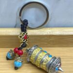 Metal Tibet Şans Çarkı Anahtarlık Alk4462