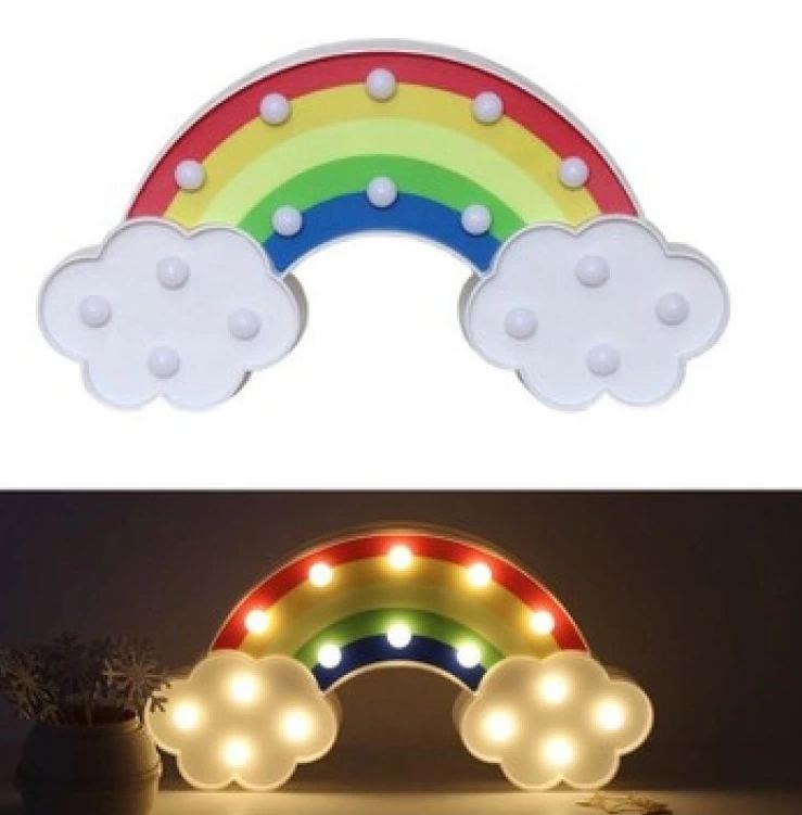 mdn-mh004k-sst-54_led-isikli-gokkusagi-gece-lambasi-158065337-sw739sh751-3hh9uxsa Led Işıklı Gökkuşağı Gece Lambası - Image 1