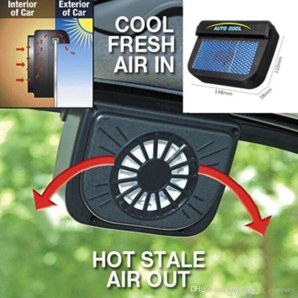 Auto Cool Güneş Enerjisiyle Çalışan Araç İçi Soğutucu - Image 3