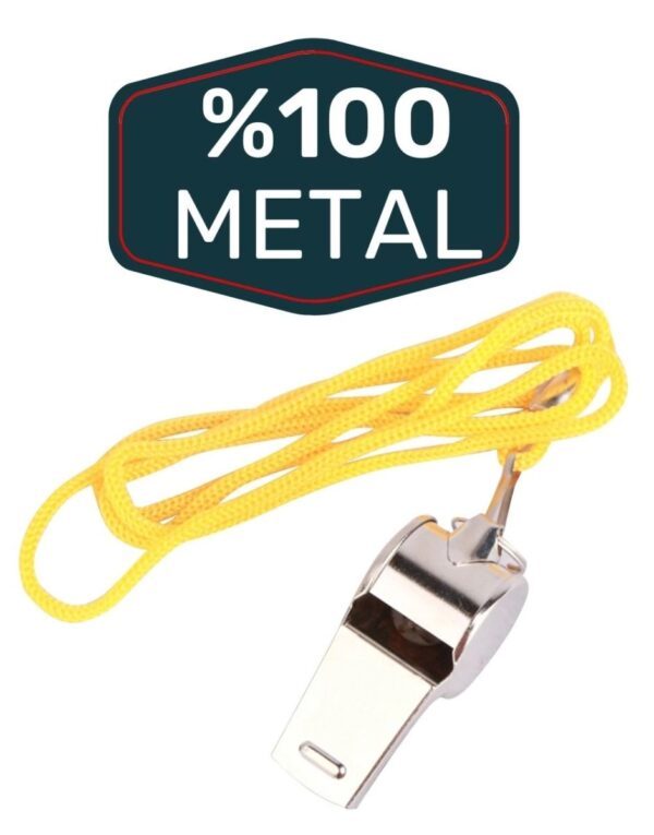 Metal Ipli Hakem Ve Deprem Düdüğü (24'lü) - Image 4