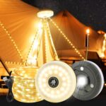 Şarjlı 10 Metre Ledli Şarj Göstergeli 8 Işık Modlu Hareketli Ve Flaşör Modlu Kamp Lambası Led Işık - Image 3