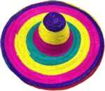 Sombrero Meksika Şapkası Renkli Örme Hasır Yetişkin Boy - Image 5